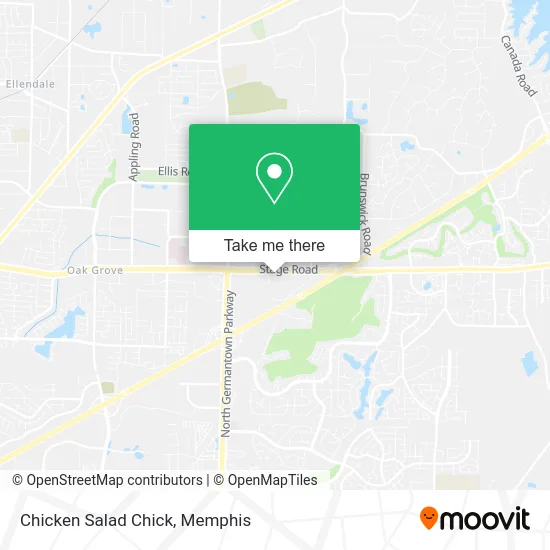 Chicken Salad Chick map