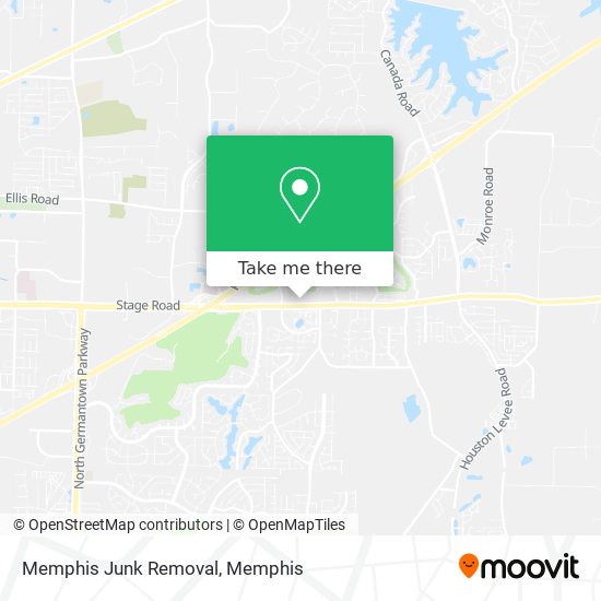Memphis Junk Removal map
