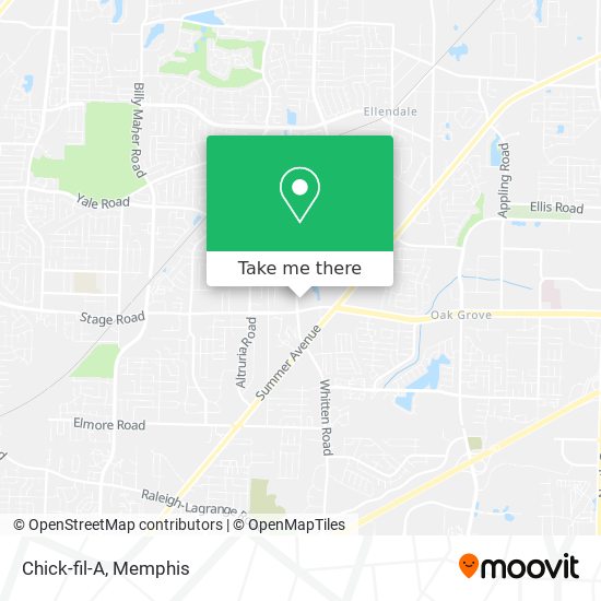 Mapa de Chick-fil-A