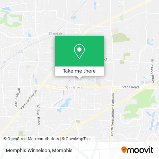 Memphis Winnelson map