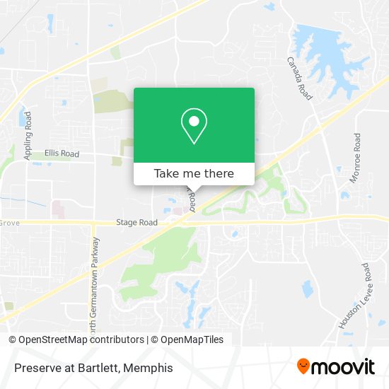 Mapa de Preserve at Bartlett