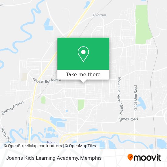 Joann's Kids Learning Academy map