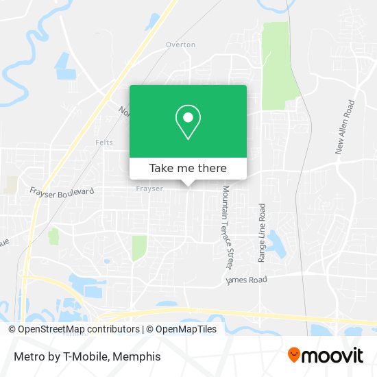 Mapa de Metro by T-Mobile