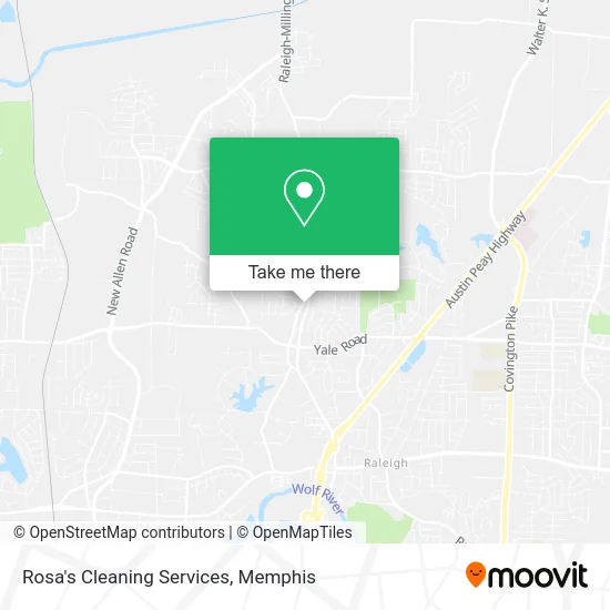 Rosa's Cleaning Services map