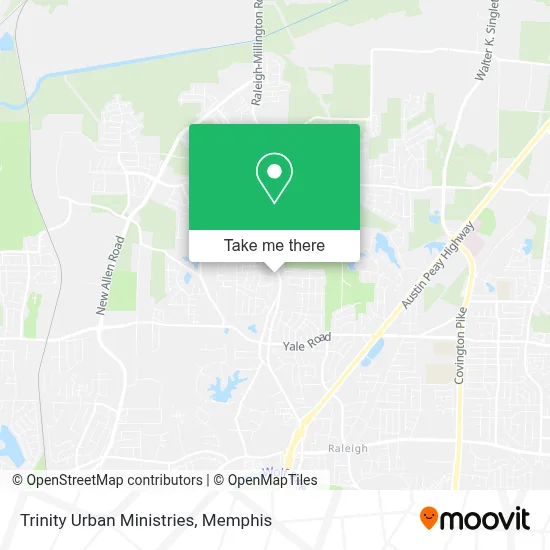 Trinity Urban Ministries map