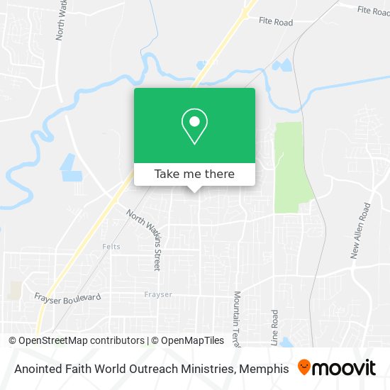 Anointed Faith World Outreach Ministries map