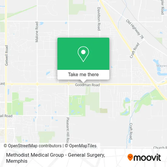 Methodist Medical Group - General Surgery map