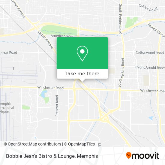 Mapa de Bobbie Jean's Bistro & Lounge