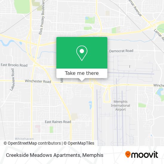 Mapa de Creekside Meadows Apartments