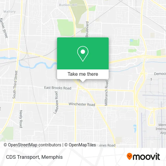 Mapa de CDS Transport