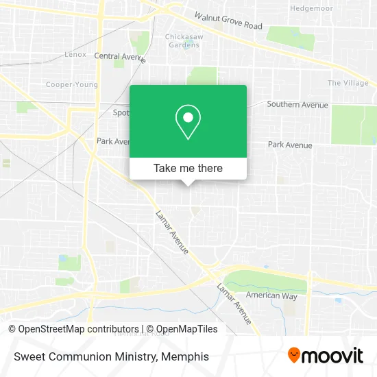 Sweet Communion Ministry map