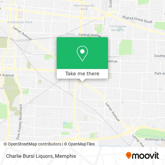 Charlie Bursi Liquors map