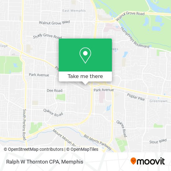 Mapa de Ralph W Thornton CPA