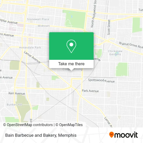 Mapa de Bain Barbecue and Bakery