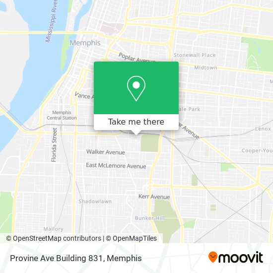 Provine Ave Building 831 map