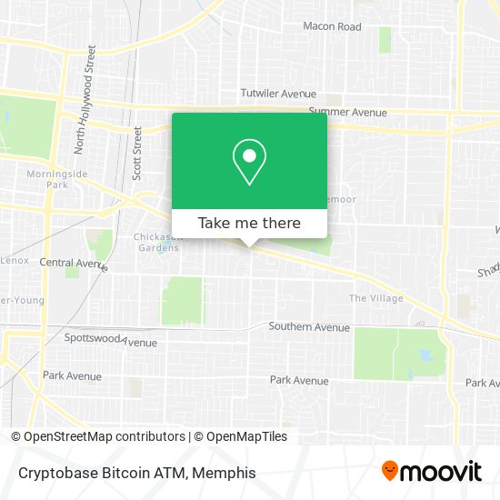 Mapa de Cryptobase Bitcoin ATM