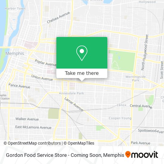 Mapa de Gordon Food Service Store - Coming Soon