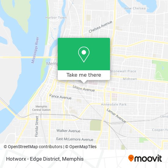 Hotworx - Edge District map