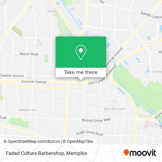 Mapa de Faded Culture Barbershop