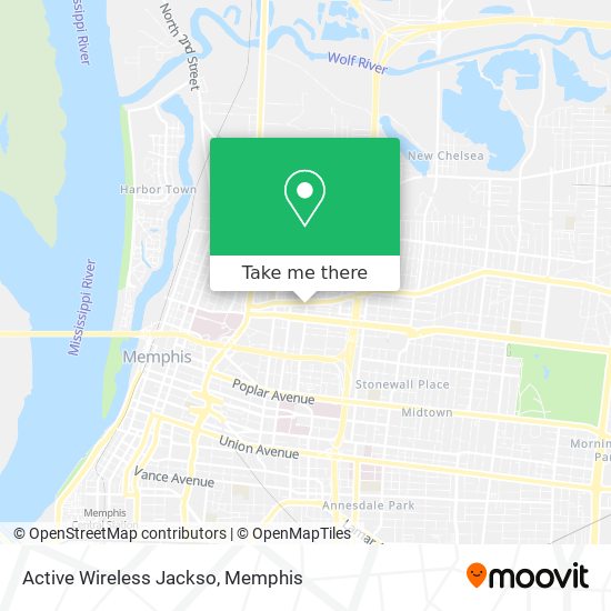 Active Wireless Jackso map