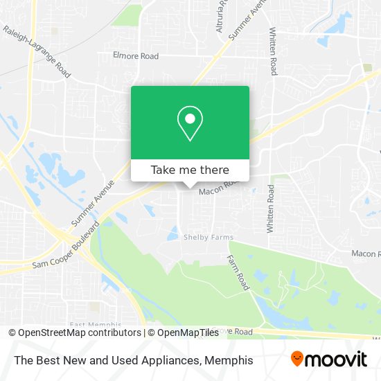 Mapa de The Best New and Used Appliances