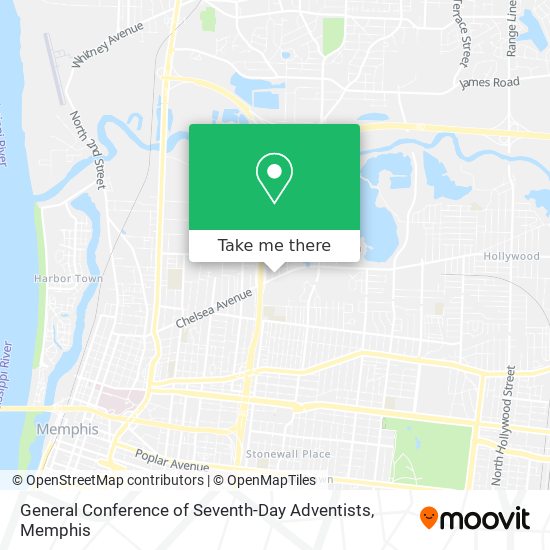 Mapa de General Conference of Seventh-Day Adventists