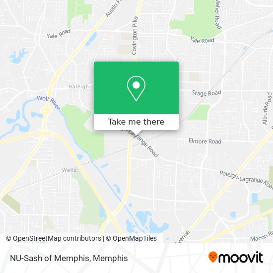 Mapa de NU-Sash of Memphis