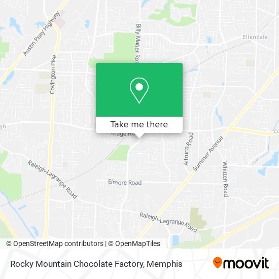 Rocky Mountain Chocolate Factory map