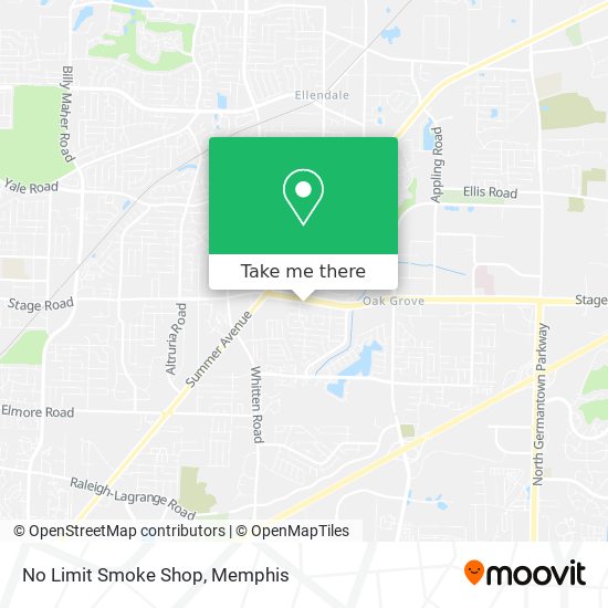 No Limit Smoke Shop map