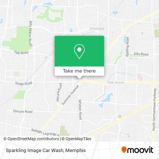 Sparkling Image Car Wash map