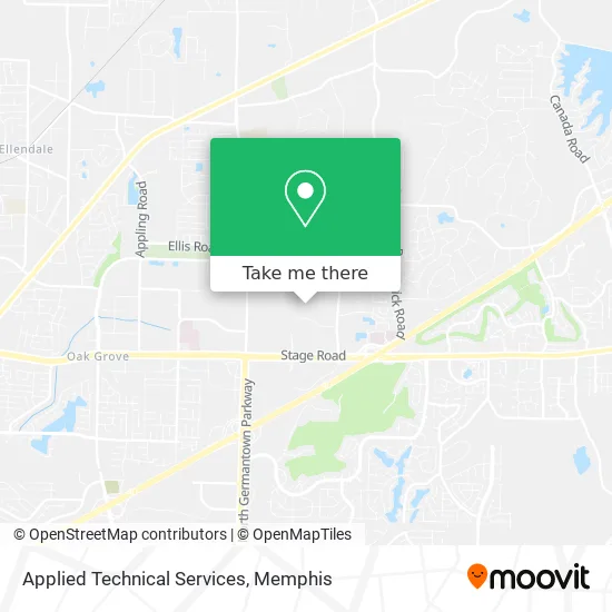 Applied Technical Services map