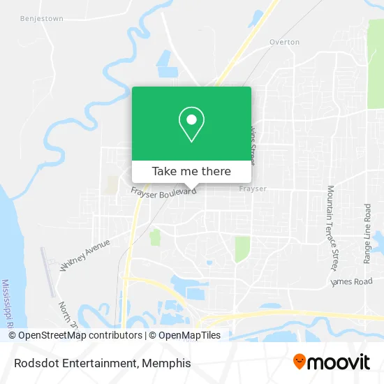 Rodsdot Entertainment map