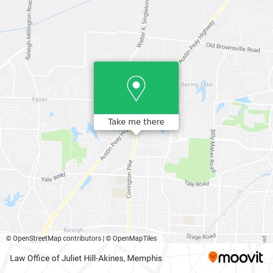 Law Office of Juliet Hill-Akines map