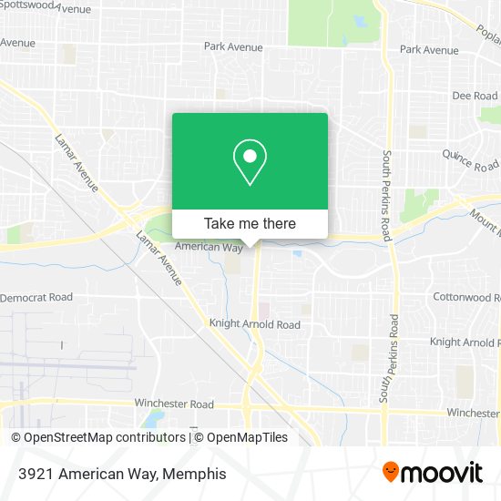 Mapa de 3921 American Way