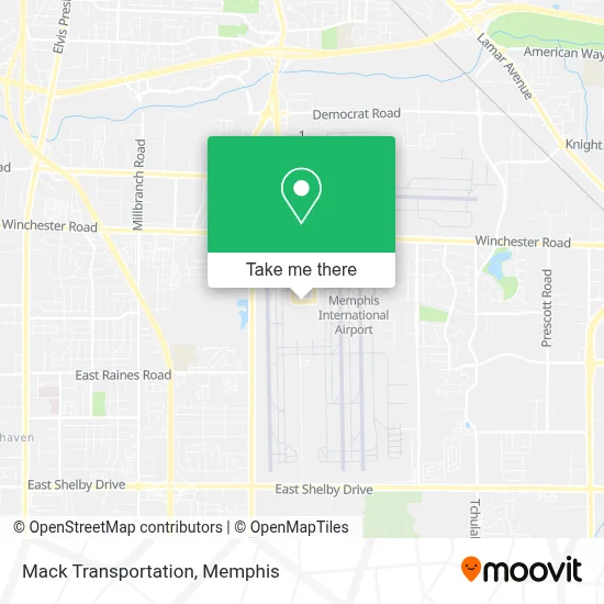Mack Transportation map