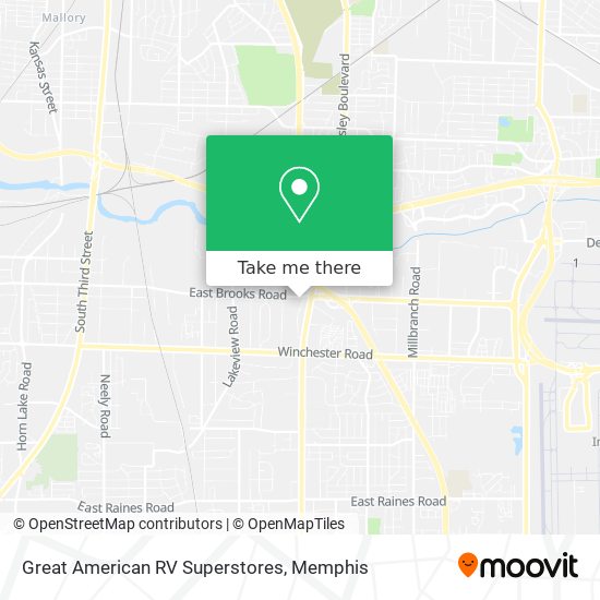 Great American RV Superstores map