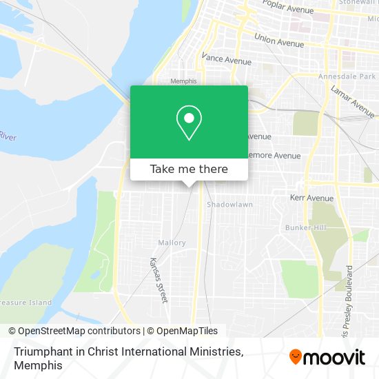 Triumphant in Christ International Ministries map