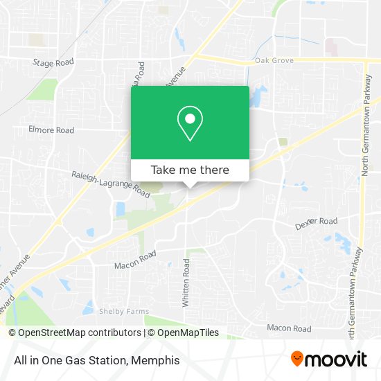 All in One Gas Station map