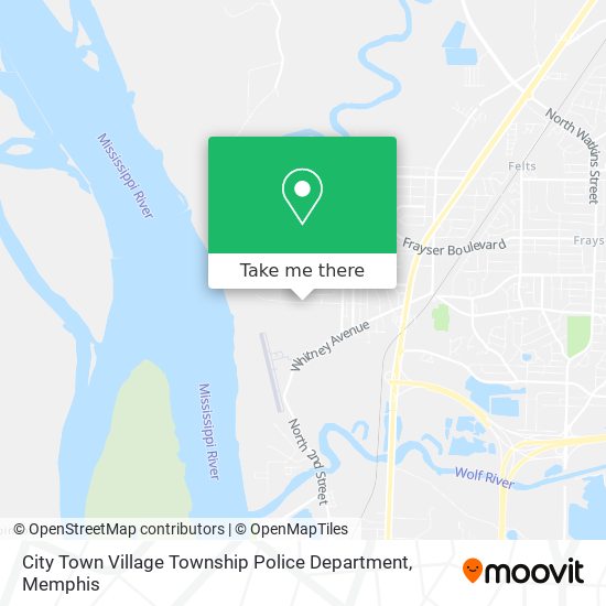 Mapa de City Town Village Township Police Department