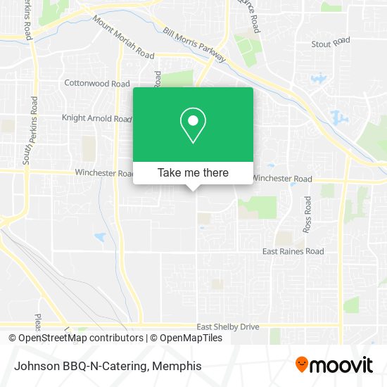 Johnson BBQ-N-Catering map