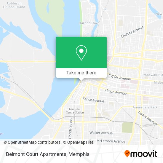 Belmont Court Apartments map