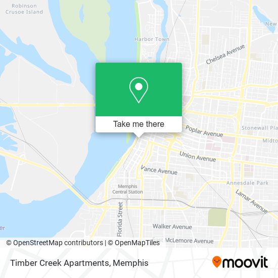 Timber Creek Apartments map