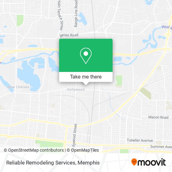 Mapa de Reliable Remodeling Services