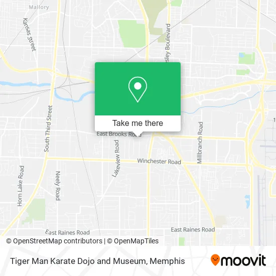 Tiger Man Karate Dojo and Museum map