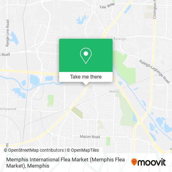 Memphis International Flea Market map