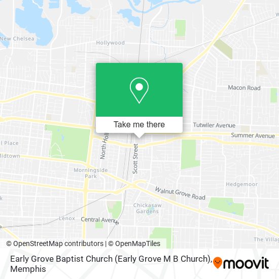 Early Grove Baptist Church (Early Grove M B Church) map