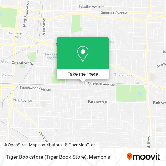 Mapa de Tiger Bookstore (Tiger Book Store)
