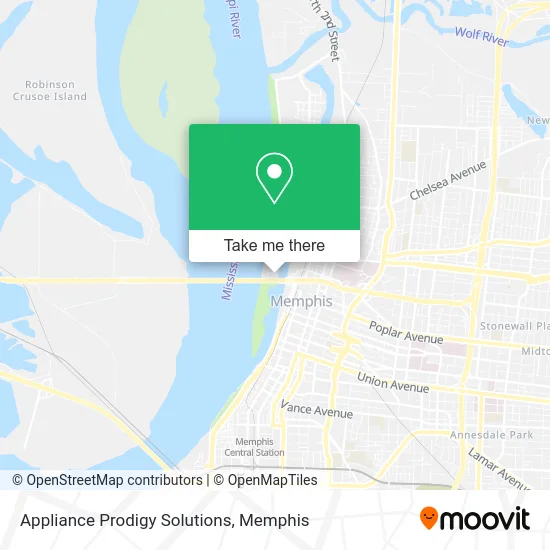 Appliance Prodigy Solutions map
