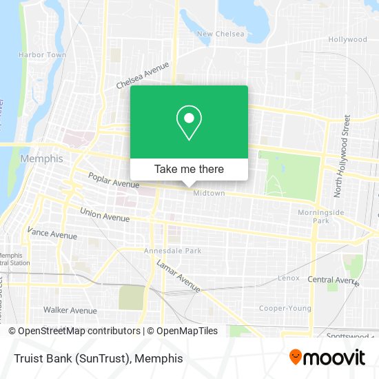 Mapa de Truist Bank (SunTrust)