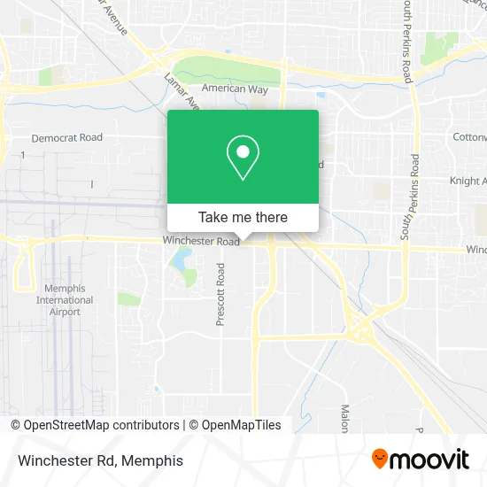 Winchester Rd map